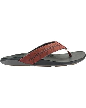 Olukai Tuahine Palm Flip Flop - Brown