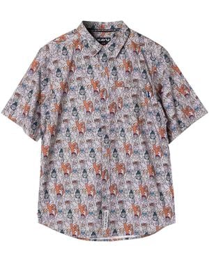 Kavu Festaruski Short-Sleeve Shirt - Gray