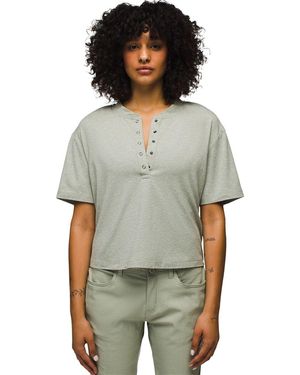 Prana Sol Searcher Henley Top - Green