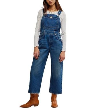 Free People Deep Trance Overall - Blue