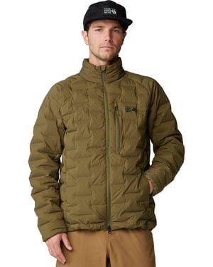 Mountain Hardwear Stretch-Woven Down Insulated Jacket - Green