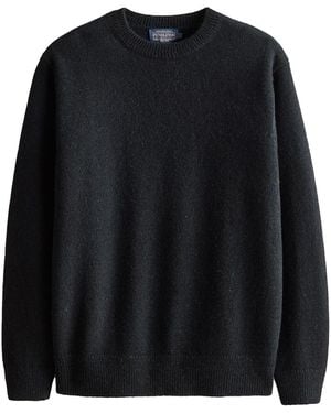 Pendleton Midweight Wool Crew-Neck Sweater - Black