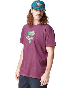 Picture Poeny T-Shirt - Purple