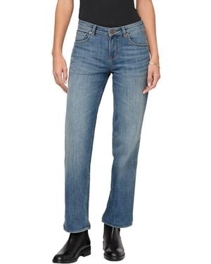 DUER Performance Denim Mid Rise Straight Pant - Blue