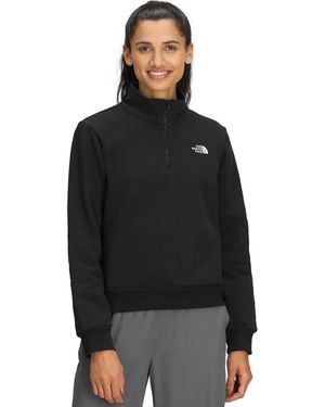 The North Face Evolution Embroidered 1/4-Zip Sweatshirt - Black