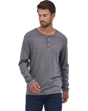 Patagonia Regenerative Organic Cotton Lightweight Henley - Gray