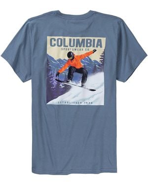 Columbia Dean Short-Sleeve T-Shirt - Blue