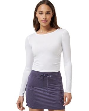 Travis Mathew Skyline Jersey Long-Sleeve Top - White