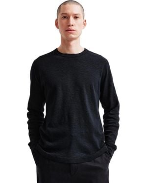 Reigning Champ 1X1 Slub Long-Sleeve T-Shirt - Black