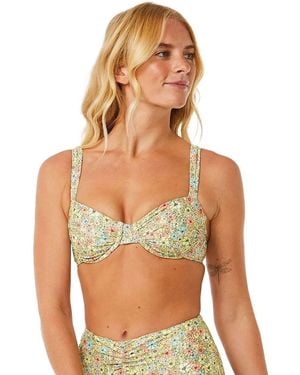 Rip Curl Sea Of Dreams Balconette Top - Green