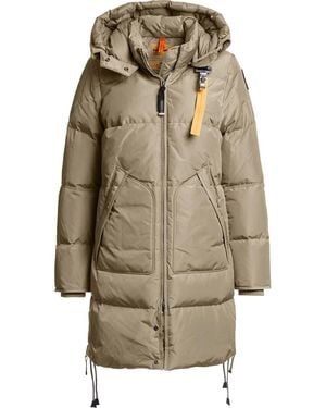 Parajumpers Long Bear Hooded Down Coat - Natural