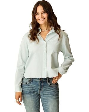 Carve Designs Claire Twill Shirt - White