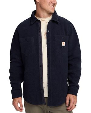 Howler Brothers Allegheny Fleece Overshirt - Blue