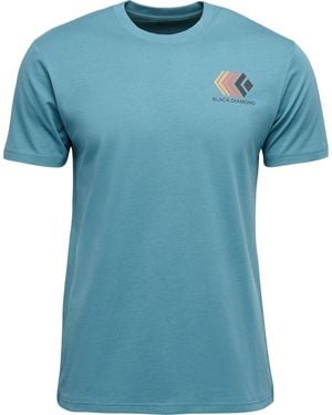 Black Diamond Faded T-Shirt - Blue