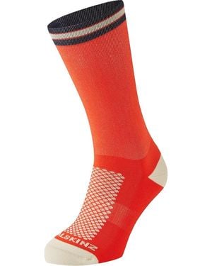 SealSkinz Caister Single Layer Mid Length Cycling Sock - Red