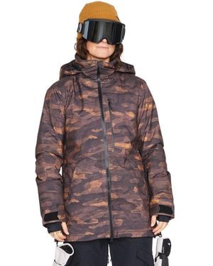 Volcom 3D Stretch Gore-Tex Jacket - Brown