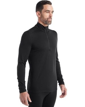 Icebreaker Merino 200 Oasis Long-Sleeve 1/2-Zip Top - Black
