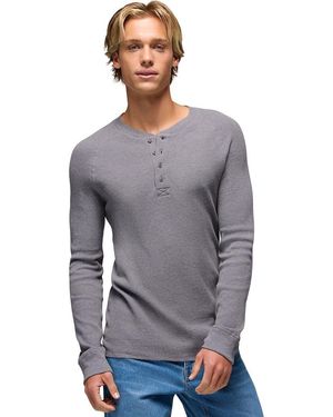 Prana Touchstone Slim Henley Shirt - Gray