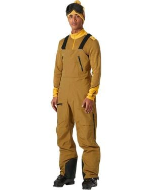 Helly Hansen Waterproof Breathable Ski Touring Bib Pants - Metallic