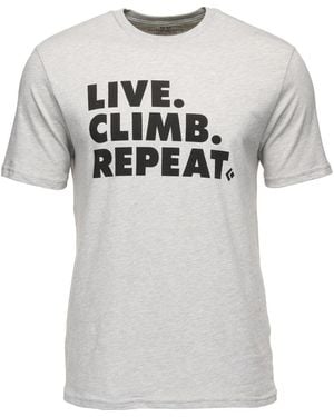 Black Diamond Live Climb Repeat T-Shirt - Gray