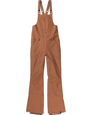 Roxy Rideout Technical Snow Bib Pants - Brown