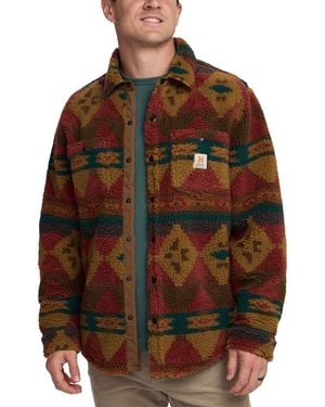 Howler Brothers Allegheny Fleece Overshirt - Brown