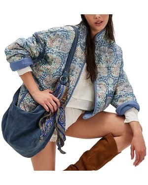 Free People Chloe Jacket - Blue