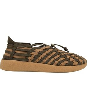 Malibu Sandals Latigo Suede Vegan Leather Rub Shoe - Brown
