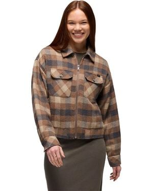 Prana Excursions Flannel Jacket - Brown