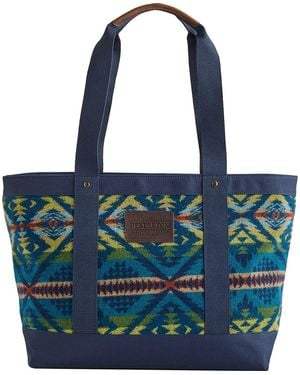 Pendleton Zip Tote - Blue