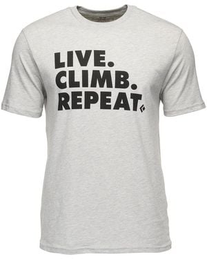 Black Diamond Live Climb Repeat T-Shirt - Gray