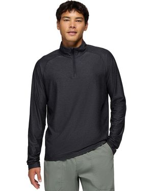 Prana Altitude Tracker Lt 1/4-Zip Top - Black