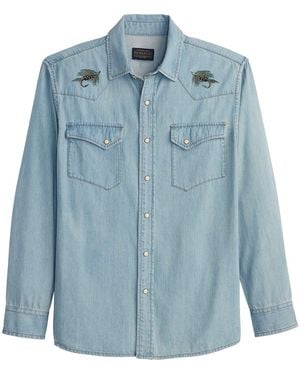 Pendleton Gambler Denim Shirt - Blue