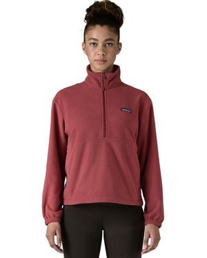 Patagonia Micro D 1/2-Zip Fleece Pullover - Red