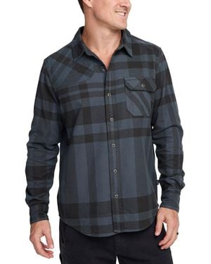 Howler Brothers Harkers Flannel Shirt - Blue