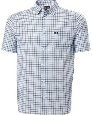 Helly Hansen Fjord Qd 2.0 Short-Sleeve Shirt - Blue