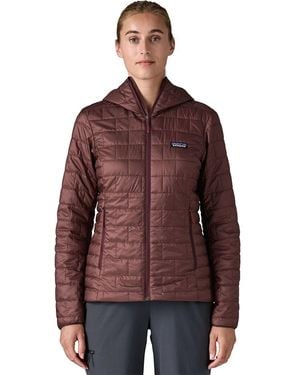 Patagonia Nano Puff Hoodie - Red