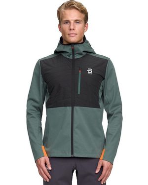 Bjorn Daehlie Lightweight Wind-Resistant Hooded Training Jacket - Green