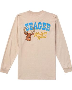 Seager Co. Point Long-Sleeve T-Shirt - Blue