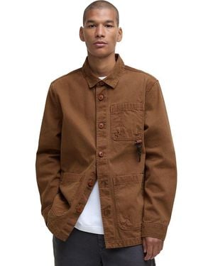 Barbour Bowland Garment Dyed Overshirt - Brown