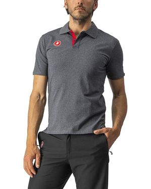 Castelli Race Day Polo Shirt - Gray