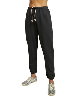 PERFECTWHITETEE Johnny French Terry Easy Sweatpant - Black
