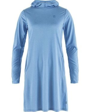 Fjallraven Abisko Sun Hoodie Dress - Blue
