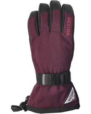 Hestra Powder Gauntlet Glove - Purple