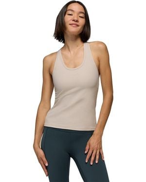 Prana Luxara Racerback Tank Top - Gray
