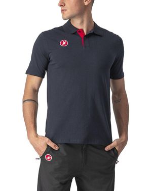 Castelli Race Day Polo Shirt - Blue