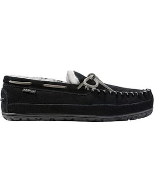 L.L. Bean Wicked Good Moccasins - Black
