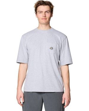 Mountain Hardwear Mhw Logo Pocket Relaxed Short-Sleeve T-Shirt - Blue