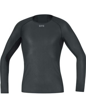 Gore Wear Windstopper Base Layer Long Sleeve Shirt - Gray