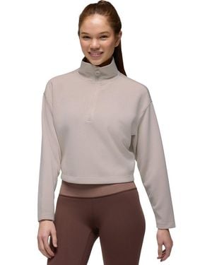 Prana Shea 1/2-Zip Top - Brown